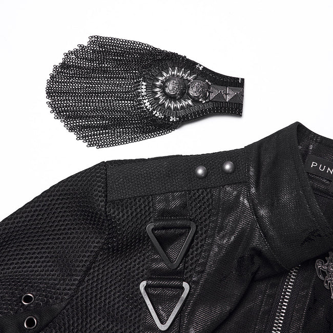 Punk Metal rock Ultra-Short Jacket For Women