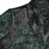 Goth mystery pleated shirt