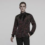 Goth mystery pleated shirt