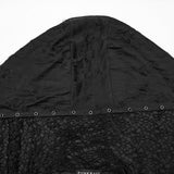 Goth Decadent Asymmetric Hooded Knitted Jacket