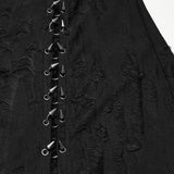 Goth Decadent Asymmetric Hooded Knitted Jacket