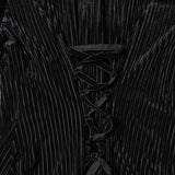 Daily Delicate Velvet Goth Shirt