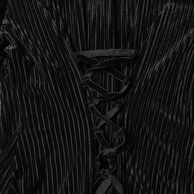 Daily Delicate Velvet Goth Shirt