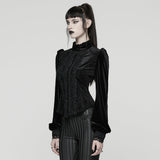 Daily Delicate Velvet Goth Shirt