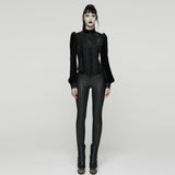 Daily Delicate Velvet Goth Shirt