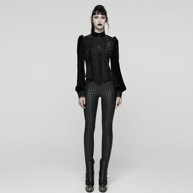 Daily Delicate Velvet Goth Shirt