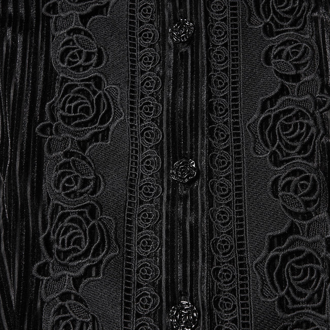 Daily Delicate Velvet Goth Shirt
