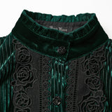 Daily Delicate Velvet Goth Shirt