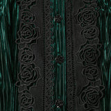 Daily Delicate Velvet Goth Shirt