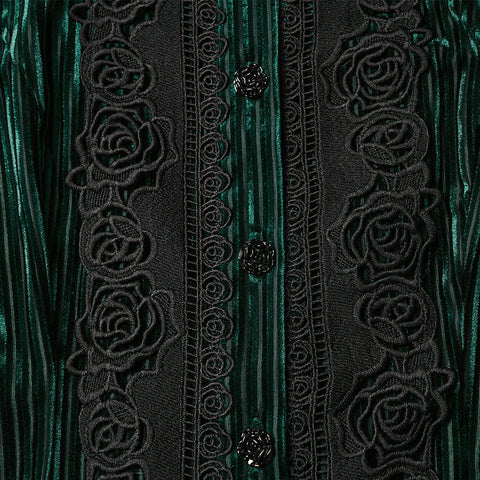 Daily Delicate Velvet Goth Shirt