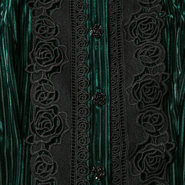 Daily Delicate Velvet Goth Shirt