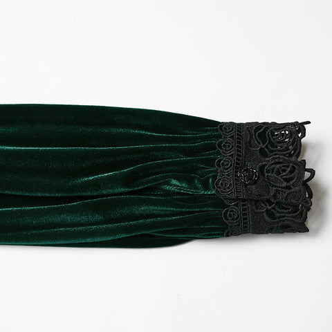 Daily Delicate Velvet Goth Shirt