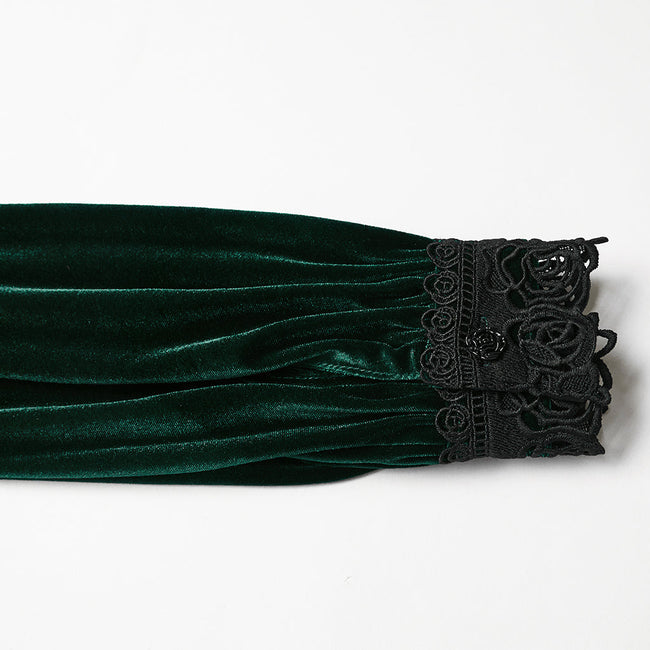 Daily Delicate Velvet Goth Shirt