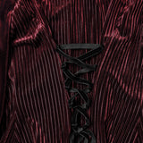 Daily Delicate Velvet Goth Shirt