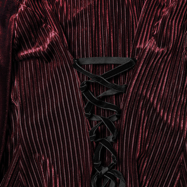 Daily Delicate Velvet Goth Shirt