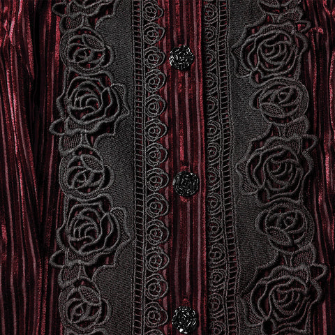 Daily Delicate Velvet Goth Shirt