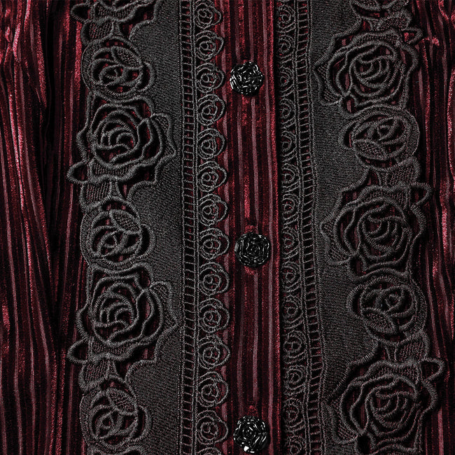 Daily Delicate Velvet Goth Shirt