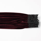 Daily Delicate Velvet Goth Shirt