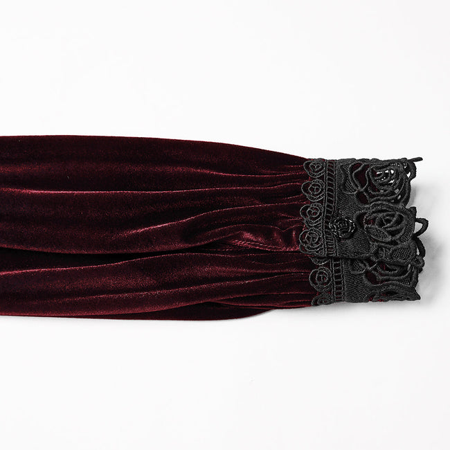 Daily Delicate Velvet Goth Shirt