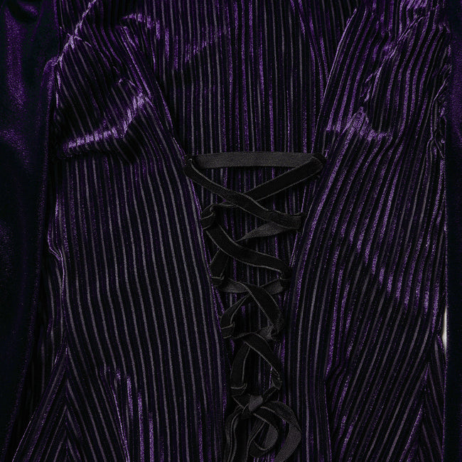 Daily Delicate Velvet Goth Shirt