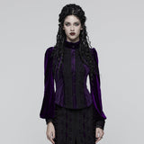 Daily Delicate Velvet Goth Shirt