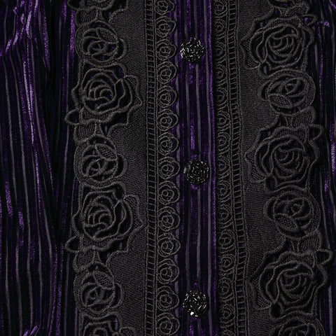 Daily Delicate Velvet Goth Shirt