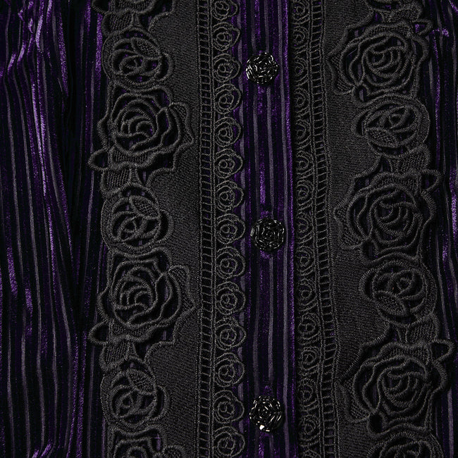 Daily Delicate Velvet Goth Shirt