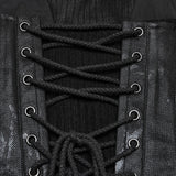 Punk drawstring tube top
