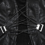 Punk drawstring tube top