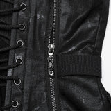 Punk drawstring tube top