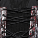 Punk drawstring tube top