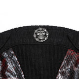 Punk drawstring tube top