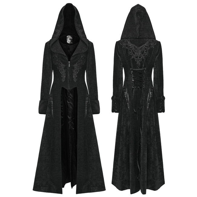Goth Hooded Mysterious Coat