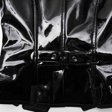 Dark Goth Patent Leather Vest