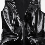 Dark Goth Patent Leather Vest