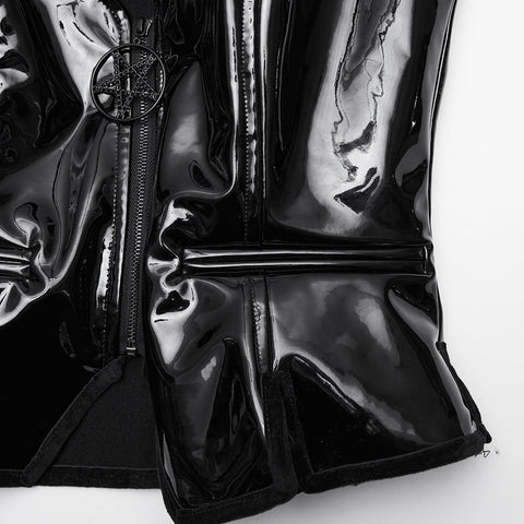 Dark Goth Patent Leather Vest