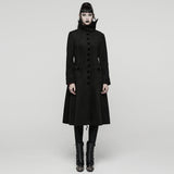 Night Bat Goth Wool Coat