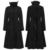 Night Bat Goth Wool Coat