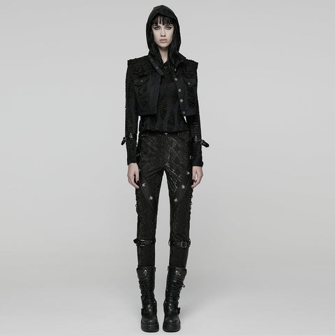 Cool Ragged Punk Short Vest