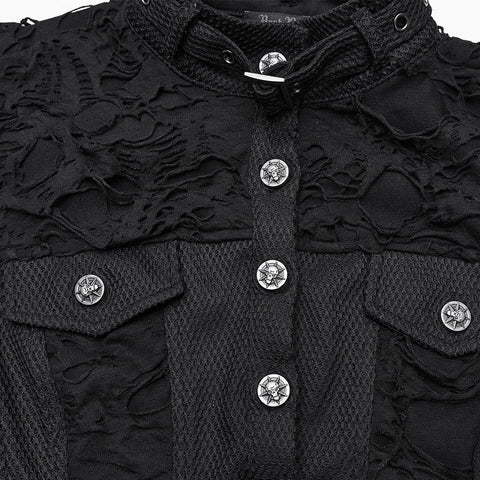 Cool Ragged Punk Short Vest