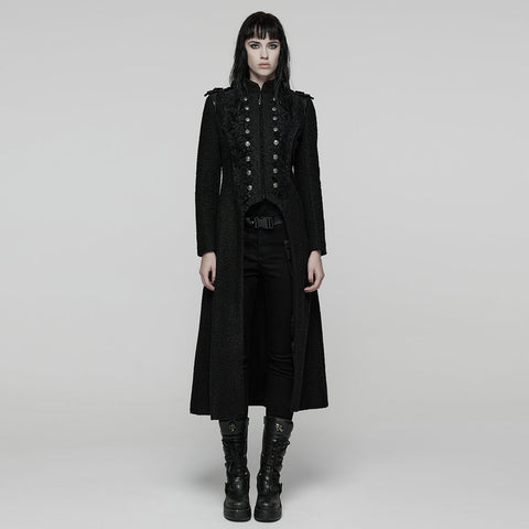 Night Bat Goth Wool Coat