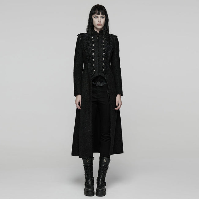 Night Bat Goth Wool Coat
