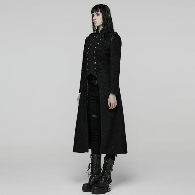 Night Bat Goth Wool Coat