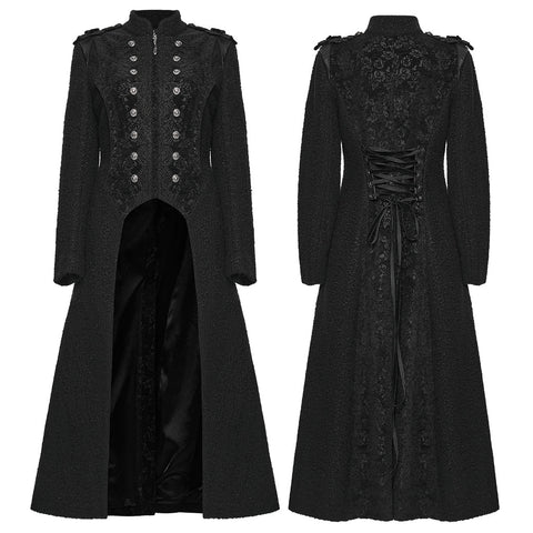 Night Bat Goth Wool Coat