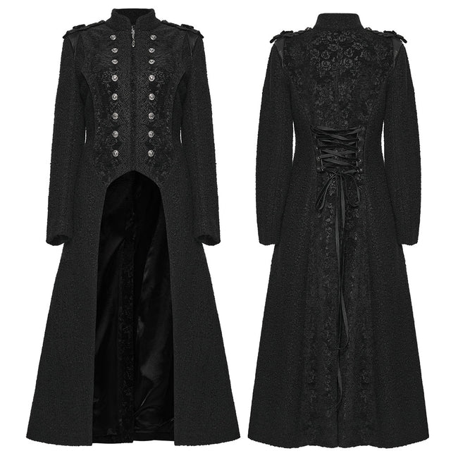Night Bat Goth Wool Coat