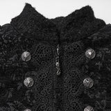 Night Bat Goth Wool Coat