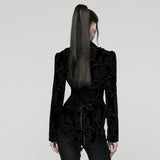 Goth Vintage Print Coat