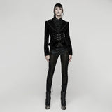 Goth Vintage Print Coat