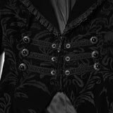 Goth Vintage Print Coat