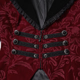 Goth Vintage Print Coat